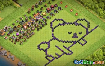 CoC Town Hall 8 Base Layouts: Funny & Progress Maps #16846