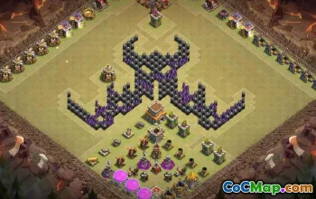 CoC Town Hall 8 Base Layouts: Funny & Progress Maps #17445