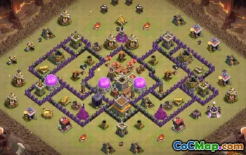 Coc Town Hall 8 Base Layouts: Home & War Maps #13705