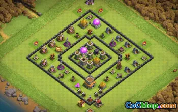 CoC Town Hall 8 Base Layouts & Links | Home, Trophy, Farming Maps #27707