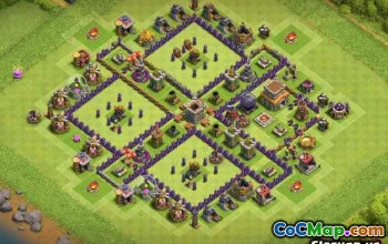 Primăria COC 8 Aspecte și legături de bază - Hărți de acasă și de război #13508