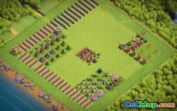 CoC Town Hall 8 Base Layouts & Maps for Home Village #16732