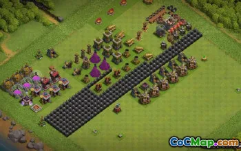 Tata Letak & Peta Pangkalan Kota Coc Coc untuk Desa Rumah #9366