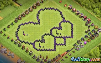 CoC Town Hall 8 Base Layouts & Maps - Funny & Progress #16843