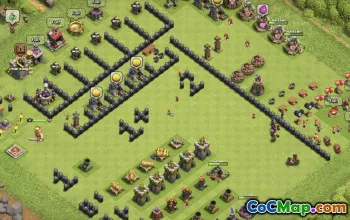 CoC Town Hall 8 Base Layouts & Maps | Home Village & Progress #33518