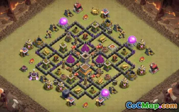 CoC Town Hall 8 Base Layouts: Maps & Links for War & Trophy #14367