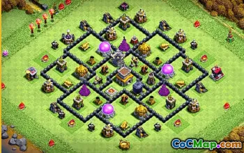 CoC Town Hall 8 Base Layouts & Maps | War, Farming & More #27991