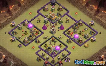 COC टाउन हॉल 8 बेस लेआउट: युद्ध, खेती और घर के नक्शे #13621