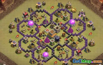 Ратуша Кока 8 базовых макетов: война, сельское хозяйство, трофейные карты № 13590