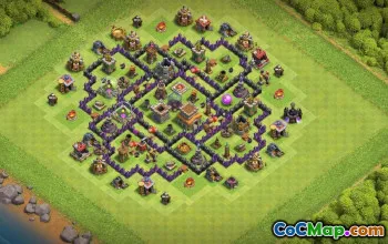 CoC Town Hall 8 Base Layouts: War, Farming & Trophy Maps #16791