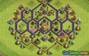 Coc Town Hall 8 Basislayouts: Krieg, Hybrid & Heimdorf #13419