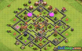 COC Town Hall 8 Baslayouter: War, Trophy & Farming Maps #14464
