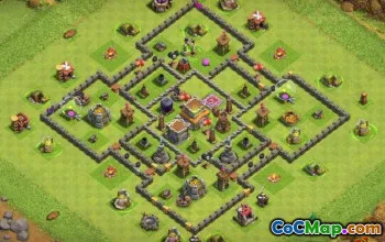 COC Town Hall 8 Baslayouter: War, Trophy & Farming Maps #14508