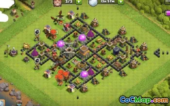 CoC Town Hall 8 Base Layouts: War, Trophy & Home Village #16287