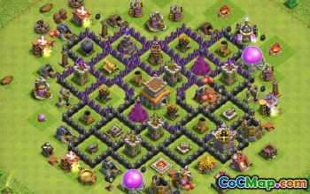 CoC Town Hall 8 Base Layouts | War, Trophy & Home Village Maps #15954