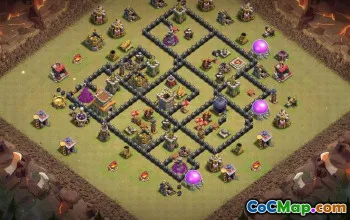 CoC Town Hall 8 Layouts: Home, War Base & Maps #17505