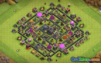 COC टाउन हॉल 9 बेस लेआउट: खेती, हाइब्रिड और ट्रॉफी मैप्स #15823