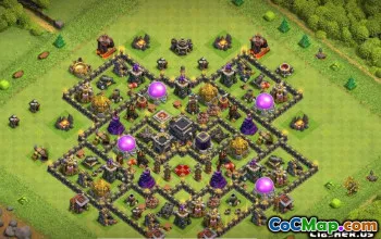 CoC Town Hall 9 Base Layouts: Farming & Trophy Maps #13385