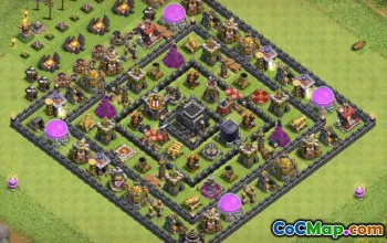 Hôtel de ville de COC 9 Disposés de base: cartes agricoles et trophées # 13588