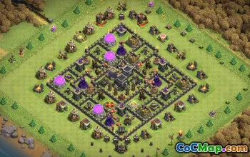 COC Town Hall 9 Baslayouter: Farming & Trophy Maps #15824