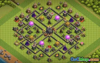 CoC Town Hall 9 Base Layouts: Farming & Trophy Maps #17170