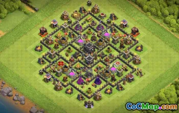 CoC Town Hall 9 Base Layouts: Farming & Trophy Maps #17324