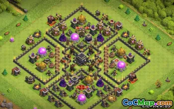 CoC Town Hall 9 Base Layouts: Farming, Trophy & More #13467