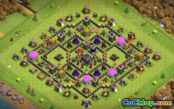 COC टाउन हॉल 9 बेस लेआउट: खेती, युद्ध और अधिक! #15438