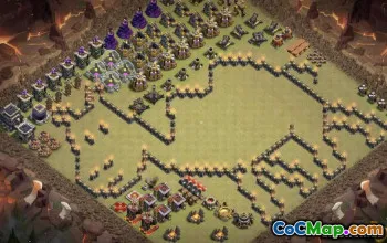 COC Town Hall 9 ბაზის განლაგება: სასაცილო, პროგრესი და რუქები #10251