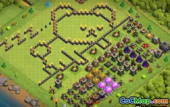 Primăria COC 9 Aspecte de bază | Hărți amuzante și de progres #13192