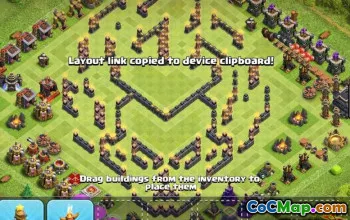 Coc Town Hall 9 Layouts: Funny & Progress Maps #13559