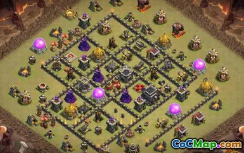 Coc Town Hall 9 Basislayouts: Home, War & Maps #13014