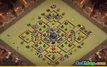 CoC Town Hall 9 Base Layouts & Link | War, Trophy, Farming Maps #27558