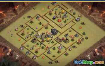 CoC Town Hall 9 Base Layouts & Links | Th9 War & Trophy Bases #27551