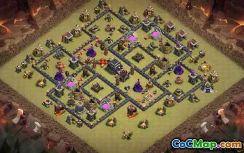 COC radnice 9 Base Layouts & Maps - Copy & Link zde #14158