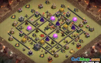 COC radnice 9 Base Layouts & Maps | Zkopírujte odkazy zde #13855