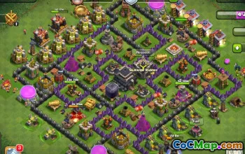 CoC Town Hall 9 Base Layouts & Maps - Copy Links Here #15868