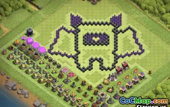 Tòa thị chính Coc 9 Bố cục cơ sở: Bản đồ & Thiết kế hài hước #12918