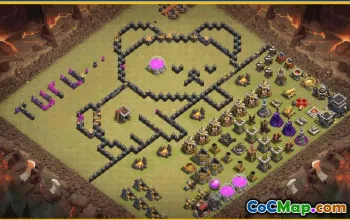 CoC Town Hall 9 Base Layouts & Maps | Funny, Progress & Home Village #27636