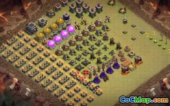 Coc Town Hall 9 Basislayouts & Karten: Home Village Guide #14683