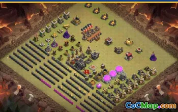 CoC Town Hall 9 Base Layouts & Maps | Progress & Home Village #27578