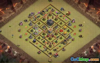 CoC Town Hall 9 Base Layouts & Maps | Trophy & Farming Bases #27557