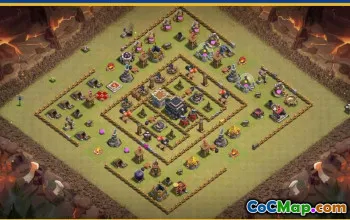 CoC Town Hall 9 Base Layouts & Maps | Trophy & Home Village #27548
