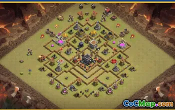 CoC Town Hall 9 Base Layouts & Maps | Trophy, War & Farming Bases #27662