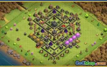 CoC Town Hall 9 Base Layouts & Maps | Trophy, War, Home Village #28979