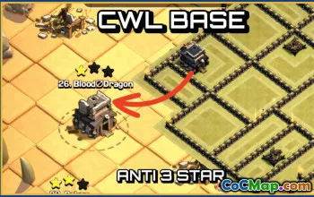 CoC Town Hall 9 Base Layouts & Maps | Trophy, War, Home Village #29942