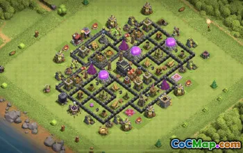 CoC Town Hall 9 Base Layouts & Maps | Trophy, War & Home Village #33415