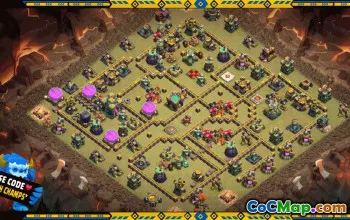 CoC Town Hall 9 Base Layouts & Maps | Trophy, War & More #30494