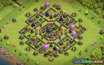 CoC Town Hall 9 Base Layouts: Trophy, War & Home Village #17457