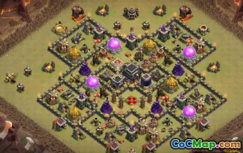 Ayuntamiento de COC 9 Diseños base: Guerra, Agricultura y más #13365